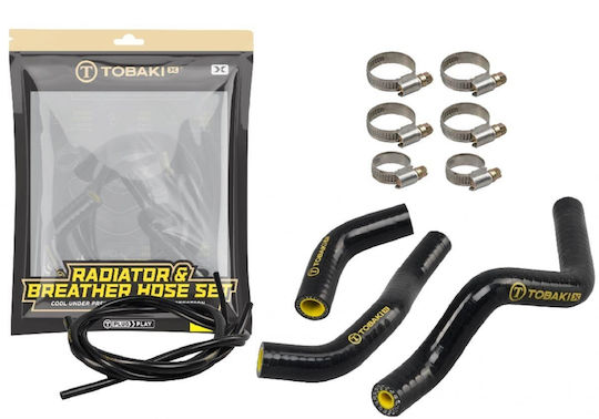 Silicone Radiator Hoses Aramide + Racing Breather Tubes Crypton X Tobaki