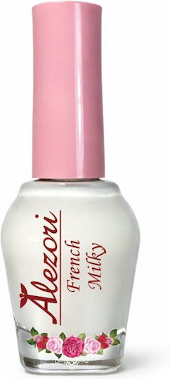 Alezori Glossy Nail Polish For French Manicure Quick Dry French Milky 15ml