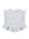 Kids Short-Sleeved Blouse Coco Cherry Blue