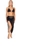 Set Bikini 3 Τεμαχίων Τριγωνάκι Μαύρο