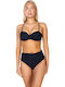 Set Bikini Ψηλόμεσο Μαύρο