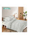 Double Quilt Set 220x240cm Super Multicolour 4 Pieces 250 GSM