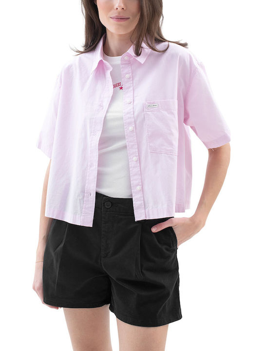 Guess Long Sleeve Women's Shirt Pink