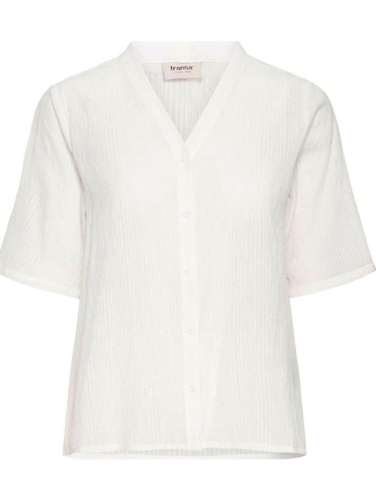 Short Sleeve Women's Shirt White