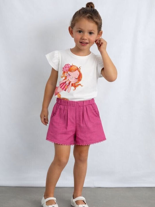 Mayoral Kids Set with Shorts Summer 2 Pieces Pink
