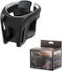 Car Cup Holder with Mobile Mount 1 Slot for AC Vent in Black Colour