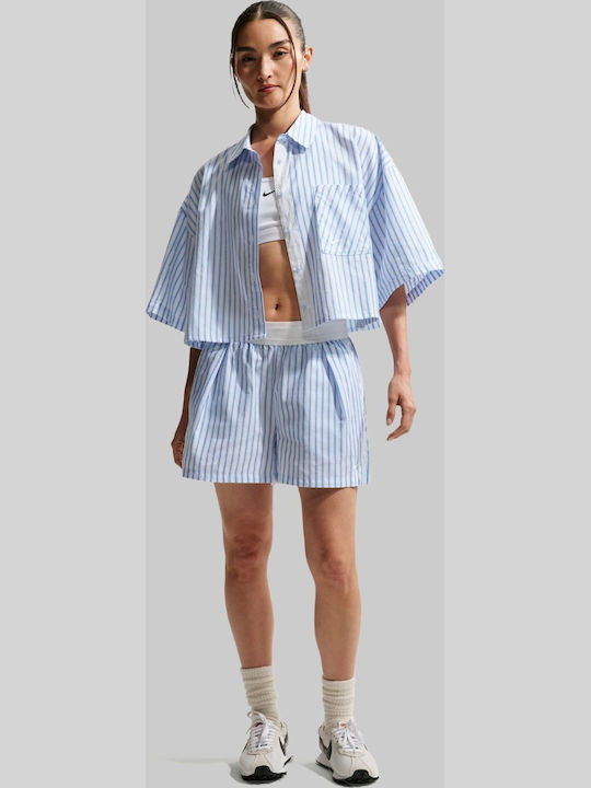 Chill Poplin Γυναικείο Σορτς Μπλε