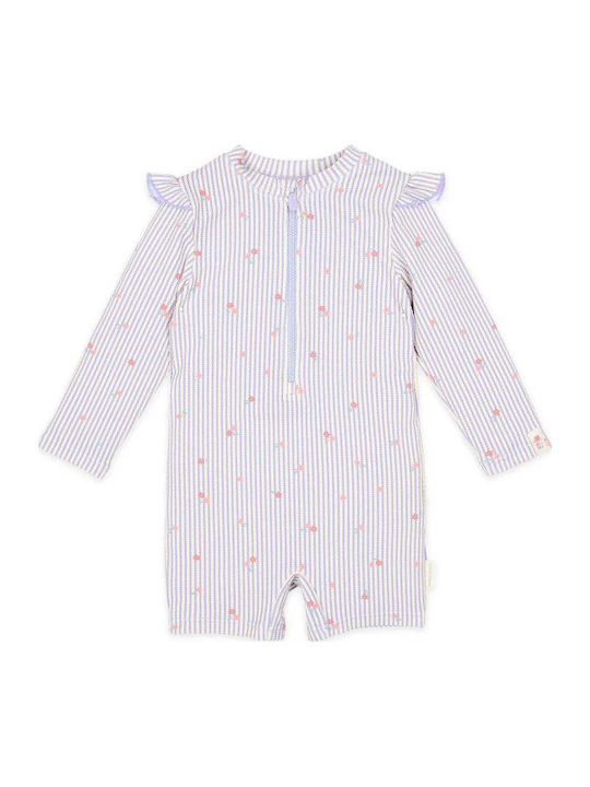 Little Dutch Kinder Badebekleidung Einteilig Mit Langen Ärmeln Dreamy Stripes