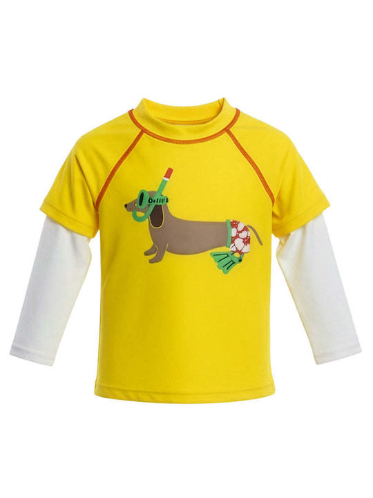Sunuva Kinder Badebekleidung Rashguard Gelb
