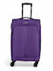 Diplomat Medium The Lisbon Collection Medium Purple Suitcase With 4 Wheels Height 68cm