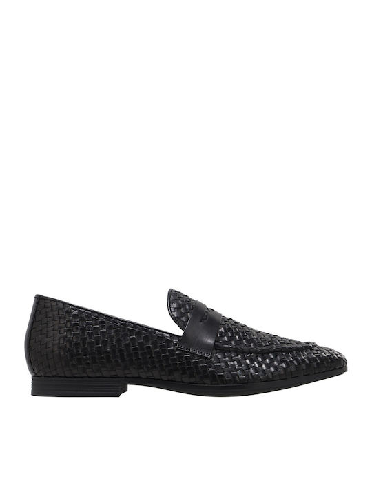 Δερμάτινα Ανδρικά Loafers σε Μαύρο Χρώμα