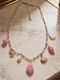 Pink Shells Charm Necklace
