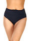 Bikini Boxer Ψηλόμεσο Μαύρο