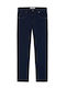 Men's Elastic Jeans Pants with Regular Fit Blue Black