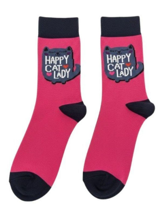 Dirty Socks Women's Socks Happy Cat Lady