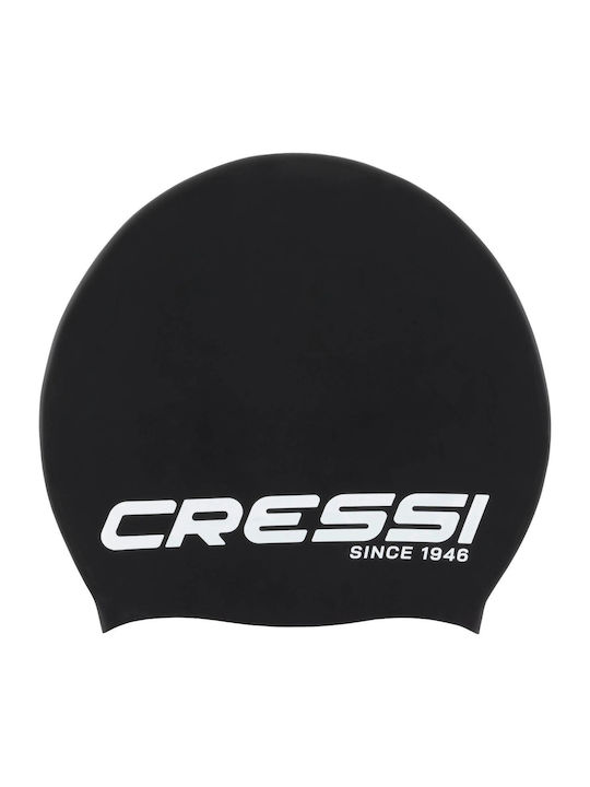 Cressi Loira Long Hair Swim Cap Black White Xl Ncc