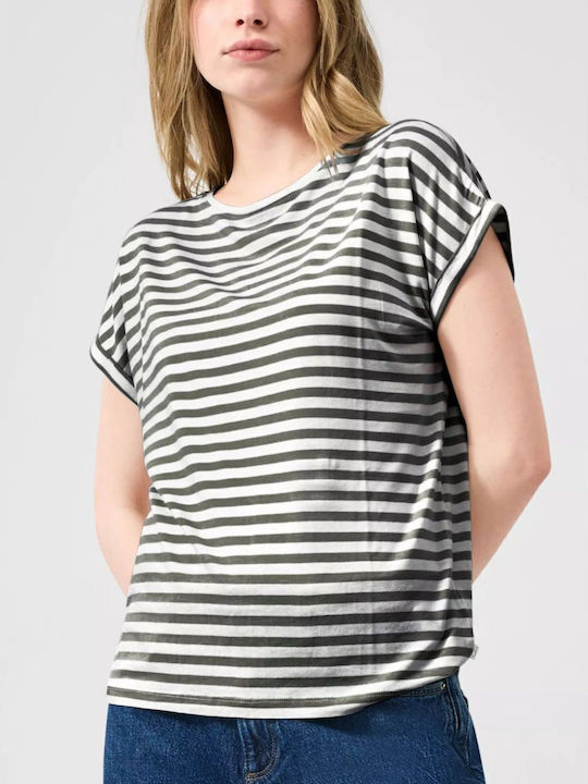 s.Oliver Women's T-shirt Black and White
