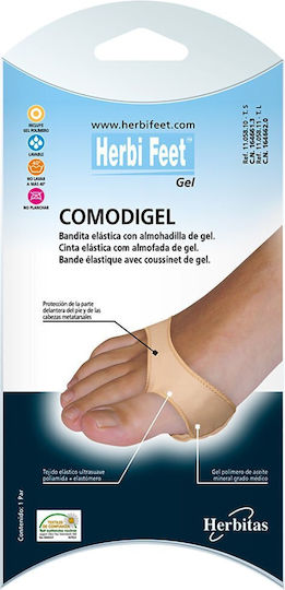 Herbi Feet with Gel for Bunion Large 2 Pieces