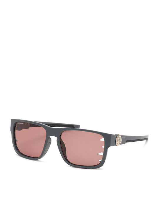 Philipp Plein Мъжки Слънчеви Очилa със Сивa Рамка SSP004-57507P
