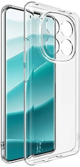 Rückseitencover aus Silikon / Gehärtetes Glas Transparent (Redmi Note 15 Pro 4G)