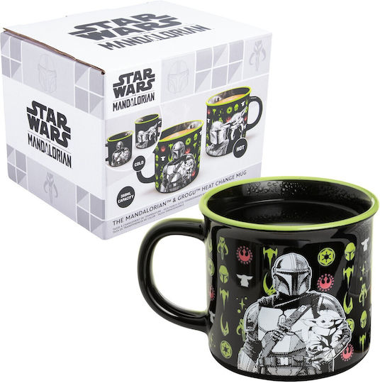 Paladone Star Wars Mandalorian Mandalorian Grogu Wärmeempfindliche Keramiktasse Pp16271man 5056577779905