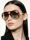 Riverio Women's Sunglasses with Brown Tartaruga Horn-Rimmed Frame and Gradient Lens RV-6265-4