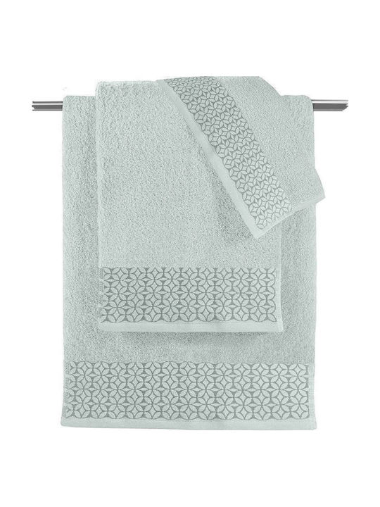 Guy Laroche Bath Towels Set 3pcs Monica Verde W...