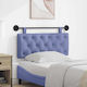 vidaXL Fabric Bed Headboard Cushion Blue 110x55cm