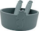 Dodo's Land Silicone Feeding Set with Anti-Slip Base Green 3pcs for 6+ Months