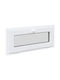 vidaXL Hinged Window PVC W90xH40cm