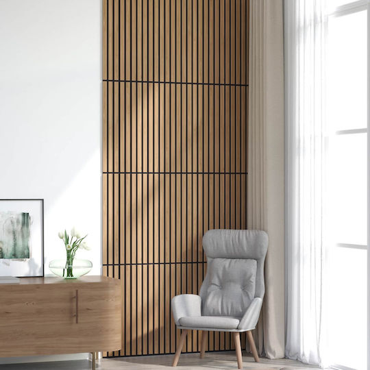 3D Wall Panels with Glue Beige 60.5x60x1.9cm 8 Pieces
