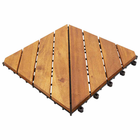vidaXL Decking Board for Garden Flooring Made of Wood 30x30cm 20 Pieces