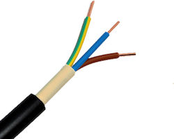Netzkabel Nyy 3x1.5mm2 J1vv-u Schwarzes 100m Netzkabel Nyy 3x1.5mm2 J1vv-u Schwarzes 100m
