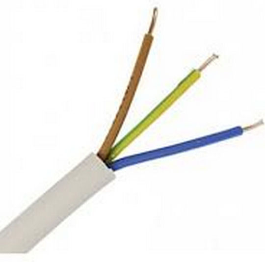 Cablu Nym A05vv-u 3x1.5mm2 Srotie Alb