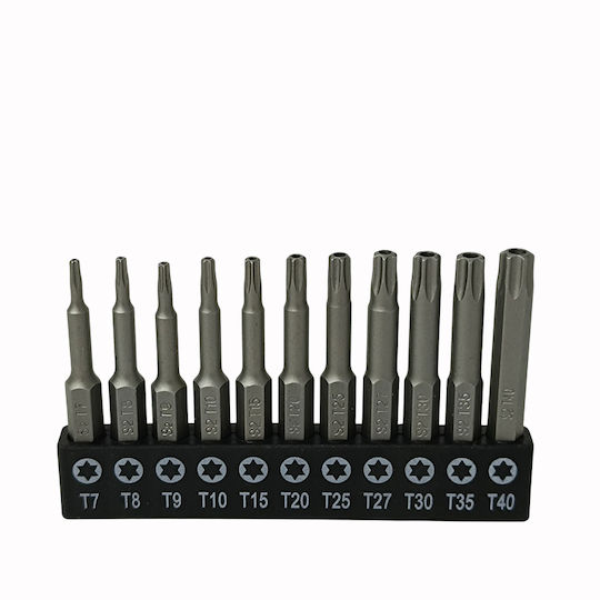 Σετ Μύτες Torx Τρύπα 11 Τεμαχίων 50mm Sks Tools 17020033