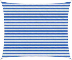 vidaXL Rechteckiges Sonnensegel Blau 2,5x3,5m