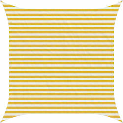 vidaXL Triangle Shade Sail Yellow 3m