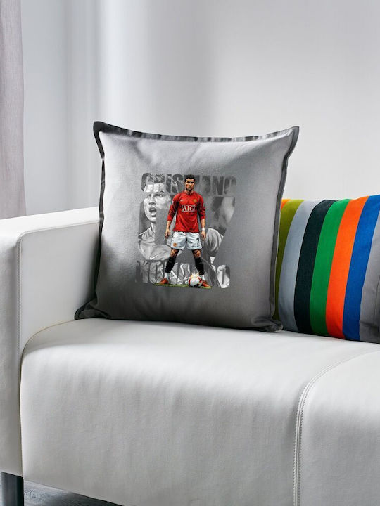 Cristiano Ronaldo Kids Throw Pillow Couch Gray ...