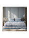 Beauty Home Set Quilt Double 220x240cm Art 12561 Sky Blue 12561PMYD 3pcs
