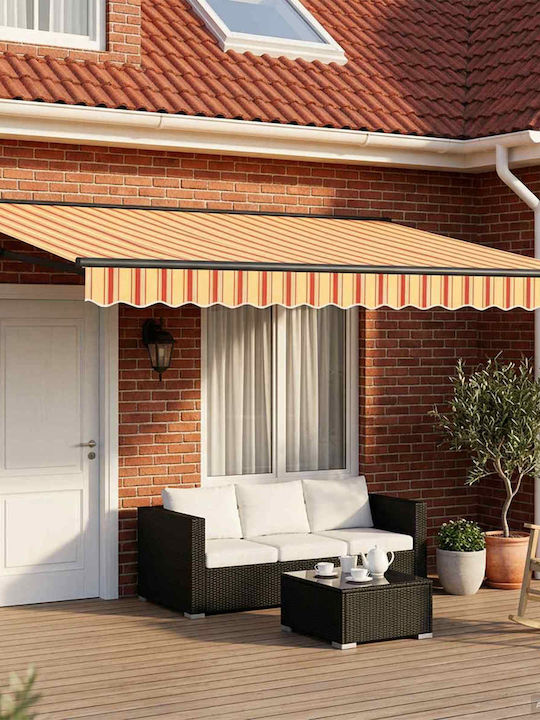 vidaXL Markise für Terrasse Rosa 4,5x3m