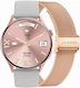 Gravity Smartwatch Pink Gold Strap Bracelet Gt5-7