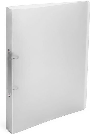 Ντοσιέ Pp 25x32x2 2 Κρικ 2εκ Ράχη Α4 Διαφανές