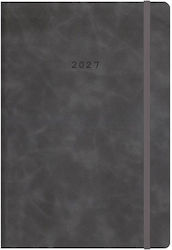 Next Flexi Agendă Zilnică B6 2027 Gri 12x17 cm