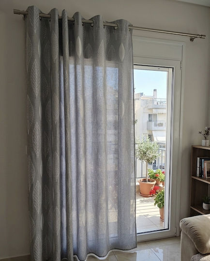 με Τρουκς Γκρι 140x270εκ.