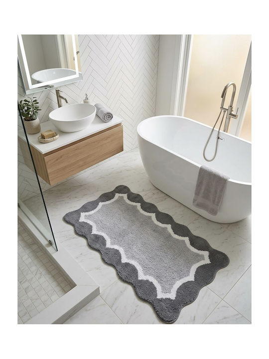 Non-Slip Bath Mat 20150086 White 50x80cm