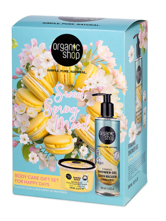 Natura Siberica Sweet Spring Mood Skin Care Set for Body Cleaning & Brightening 2 Pieces