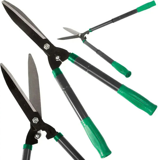 Telescopic Hedge Shears Steel Blades Easy Pruning