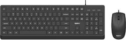 OptimX Pro KM500 - Set Tastatură și Mouse Engleză SUA OptimX Pro KM500 - Set Tastatură și Mouse Engleză SUA