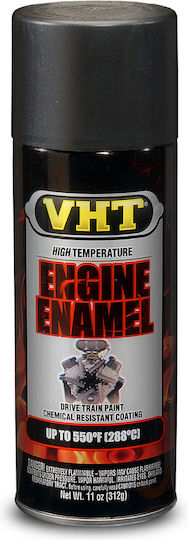 VHT High Temperature Paint Spray With Matt Effect Black Black Checkmate 400ml