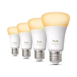 Philips Smart Philips Hue LED E27 4τμχ Philips Smart Philips Hue LED E27 4τμχ